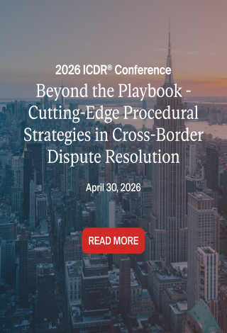 2026 ICDR® Conference: April 30, 2026