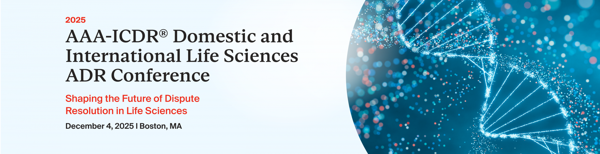 2025 AAA-ICDR Domestic and International Life Sciences Conference
